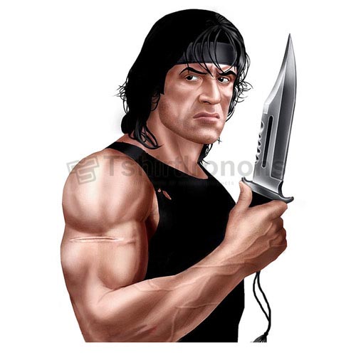 Rambo T-shirts Iron On Transfers N7188 - Click Image to Close